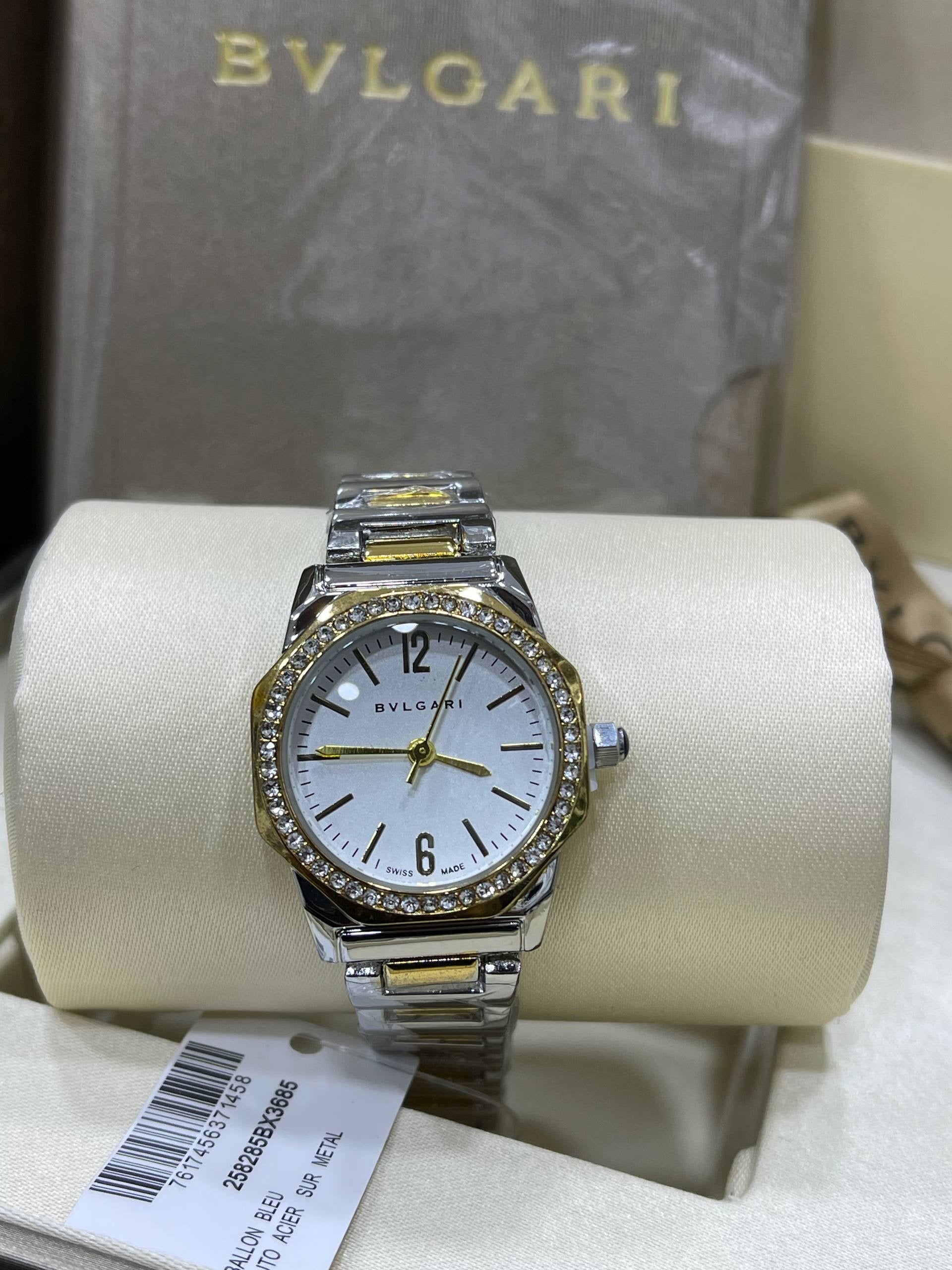 BVLGARI Gold – Diamond Bezel